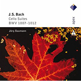 Review of Bach cello suites recording by Jörg Baumann.