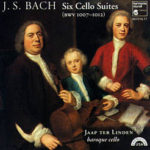Review of Recording by Jaap Ter Linden of the BAch Cello Suites released 1997