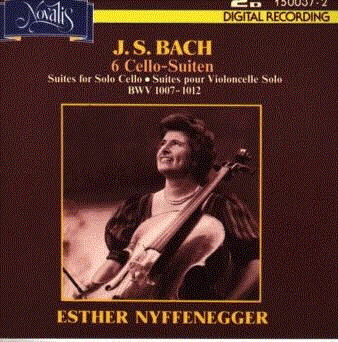 Review of Recording of the Bach Cello Suites by Esther Nyffenegger.